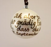 Weihnachtskugel Beispiele