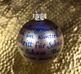 Weihnachtskugel Beispiele