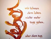 Kalligrafie Leben